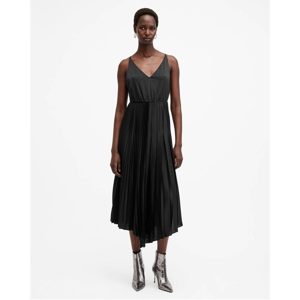 Allsaints Jax 2-In-1 Pleated Maxi Dress